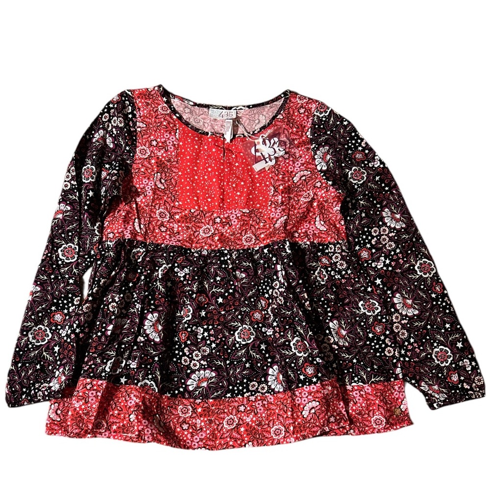 NWT Girls Matilda Jane Make Believe By The Fireside Tunic Top Size 12